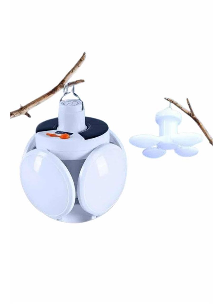 Kamp Lambası Güneş Enerjili Solar 5 Kanatlı Katlanır Lamba Karavan