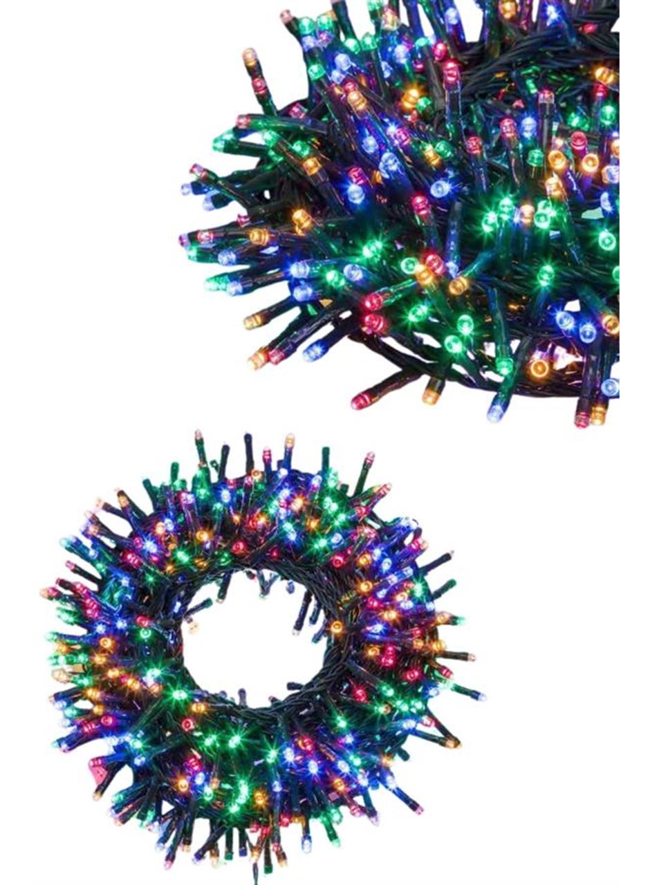 Ledli Fişli Led Dekor Lambası 5M RGB Yılbaşı Ağacı Işığı