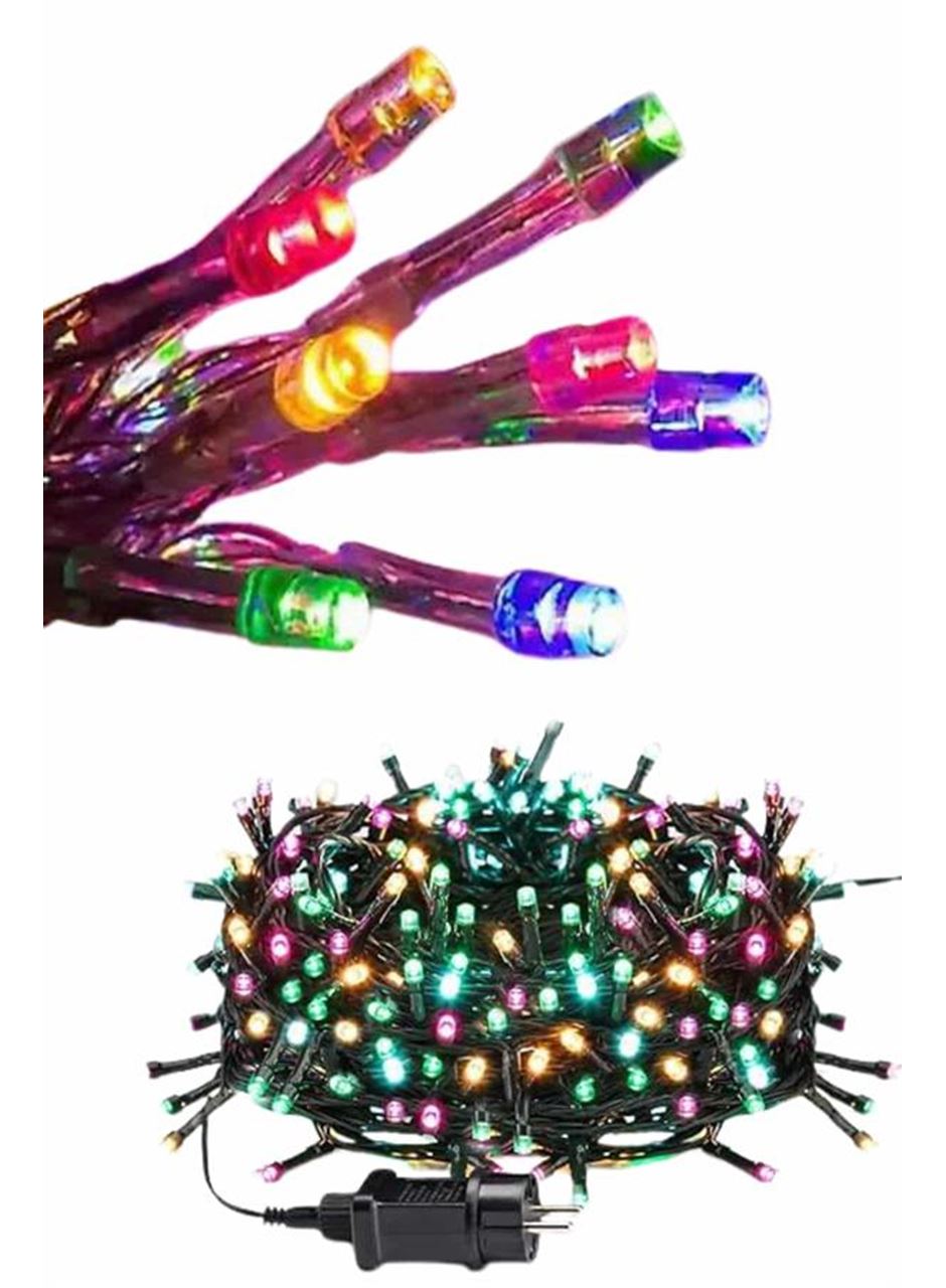 Ledli Fişli Led Dekor Lambası 5M RGB Yılbaşı Ağacı Işığı