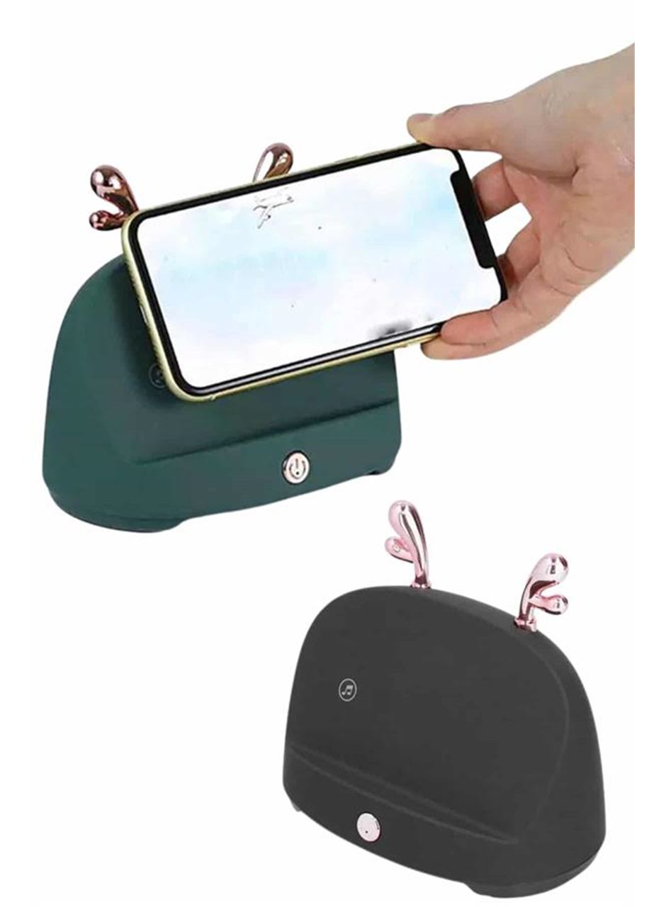 Bluetooth Hoparlör Uzun Pil Ömrü Yüksek Ses Kaliteli Kablosuz Telefon Tutma