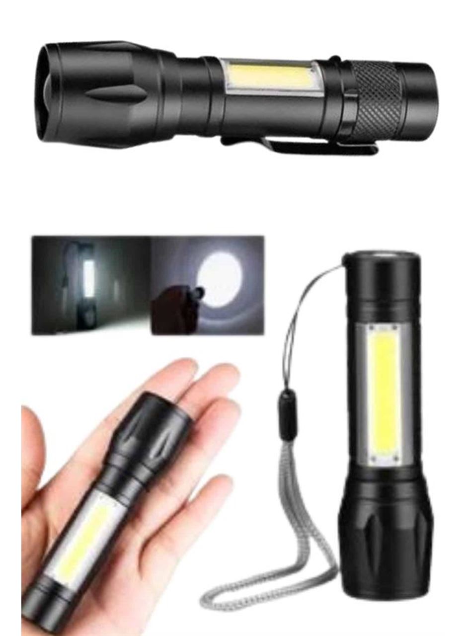 Uzun Menzilli Şarjlı El Feneri Uzun Ömürlü Led Işık Lamba