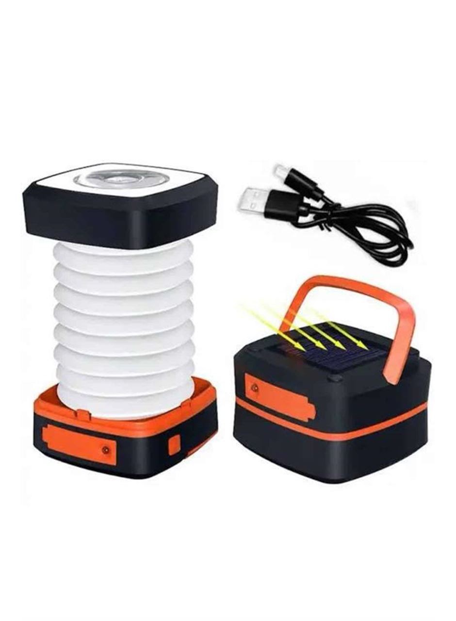 Kamp Lambası Katlanabilir Lamba Solar Şarjlı Led Lamba El Fenerli