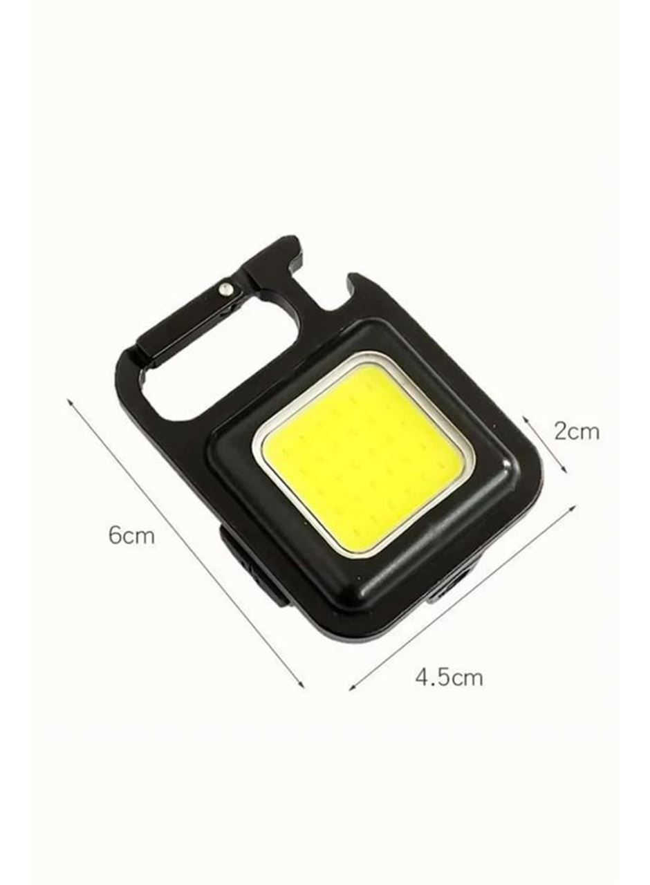 Kamp Çadır Lambası Şarjlı El Feneri Işıldak Anahtarlık Mini Mıknatıslı