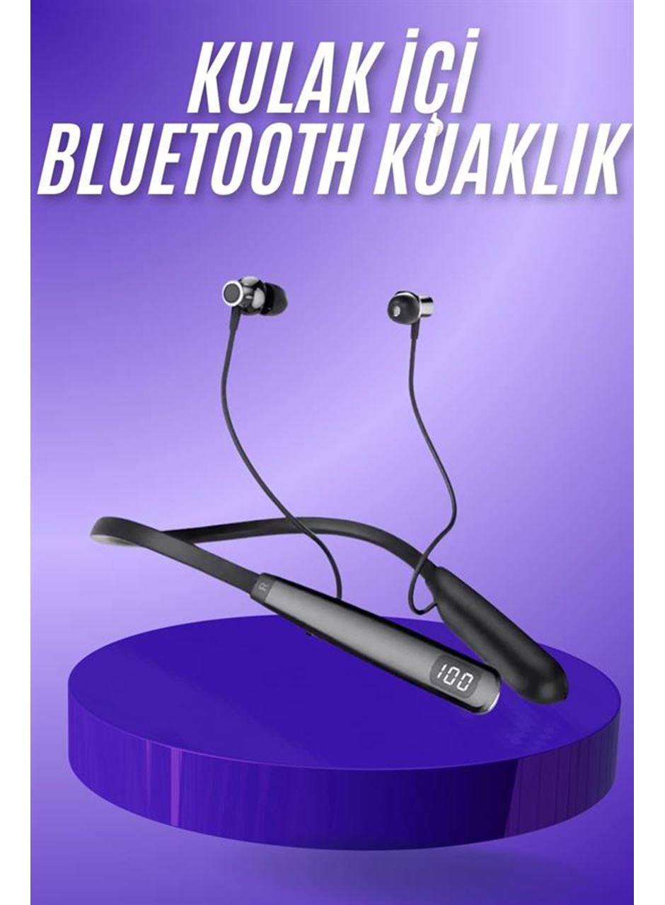 Bluetooth Kulaklık Şarj Göstergeli 100 Saat Şarj Kapasiteli Sporcu Kulaklık