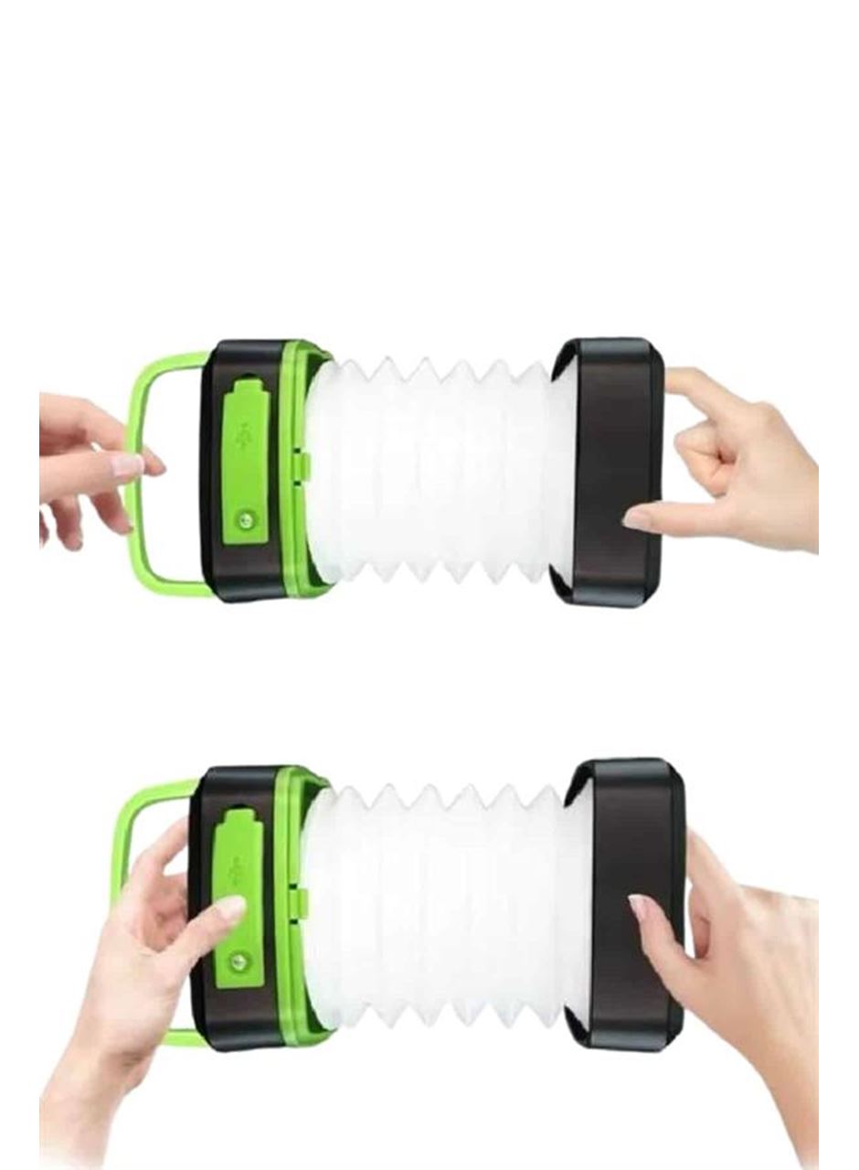 Katlanabilir Kamp Lambası Akordiyon Lamba Şarjlı 3 Kademeli Solar