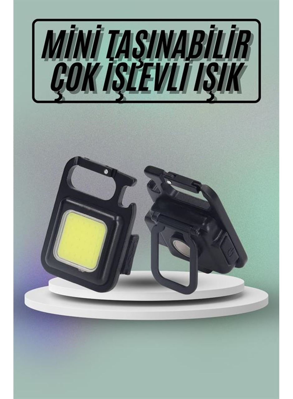 Mıknatıslı Parlak Led Işık 3 Fonksiyonlu Şarj edilebilir Ledli Mini Taşınabilir