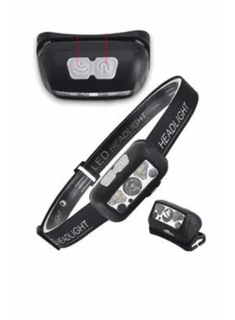 Kamp Lambası Kafa Feneri Kafa Lambası Ayarlanabilir Sensörlü Şarjlı