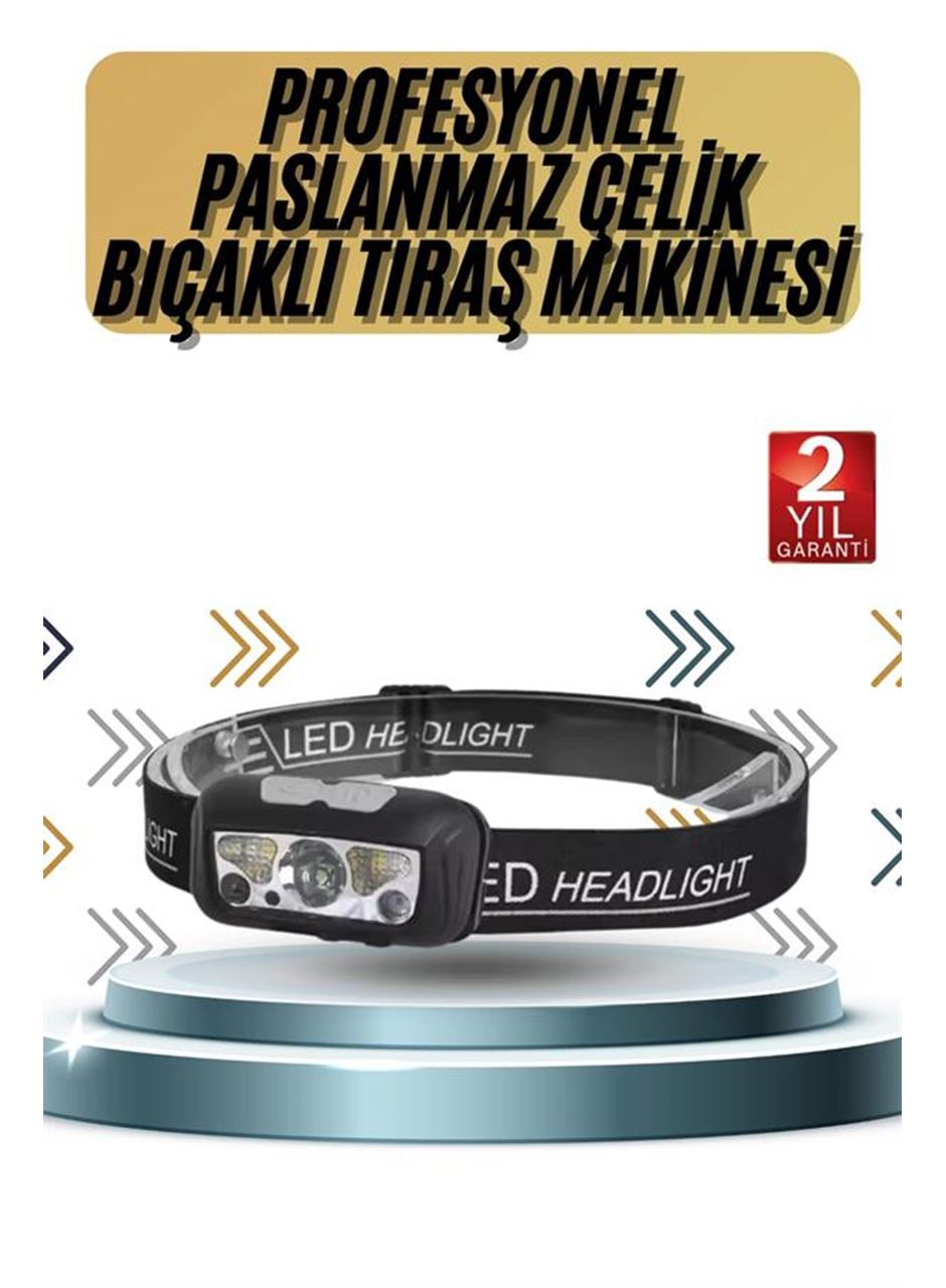 Kamp Lambası Kafa Feneri Kafa Lambası Ayarlanabilir Sensörlü Şarjlı