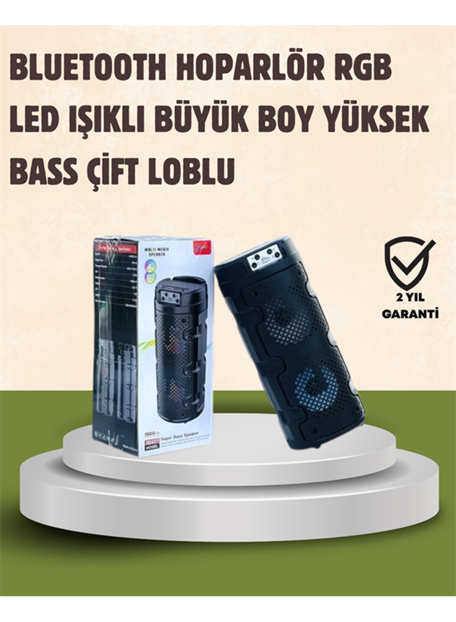 Kompakt Tasarım, Yüksek Ses Performansı – Çoklu Giriş Seçenekli Kablosuz Hoparlör (Bluetooth, USB, SD Kart, AUX)