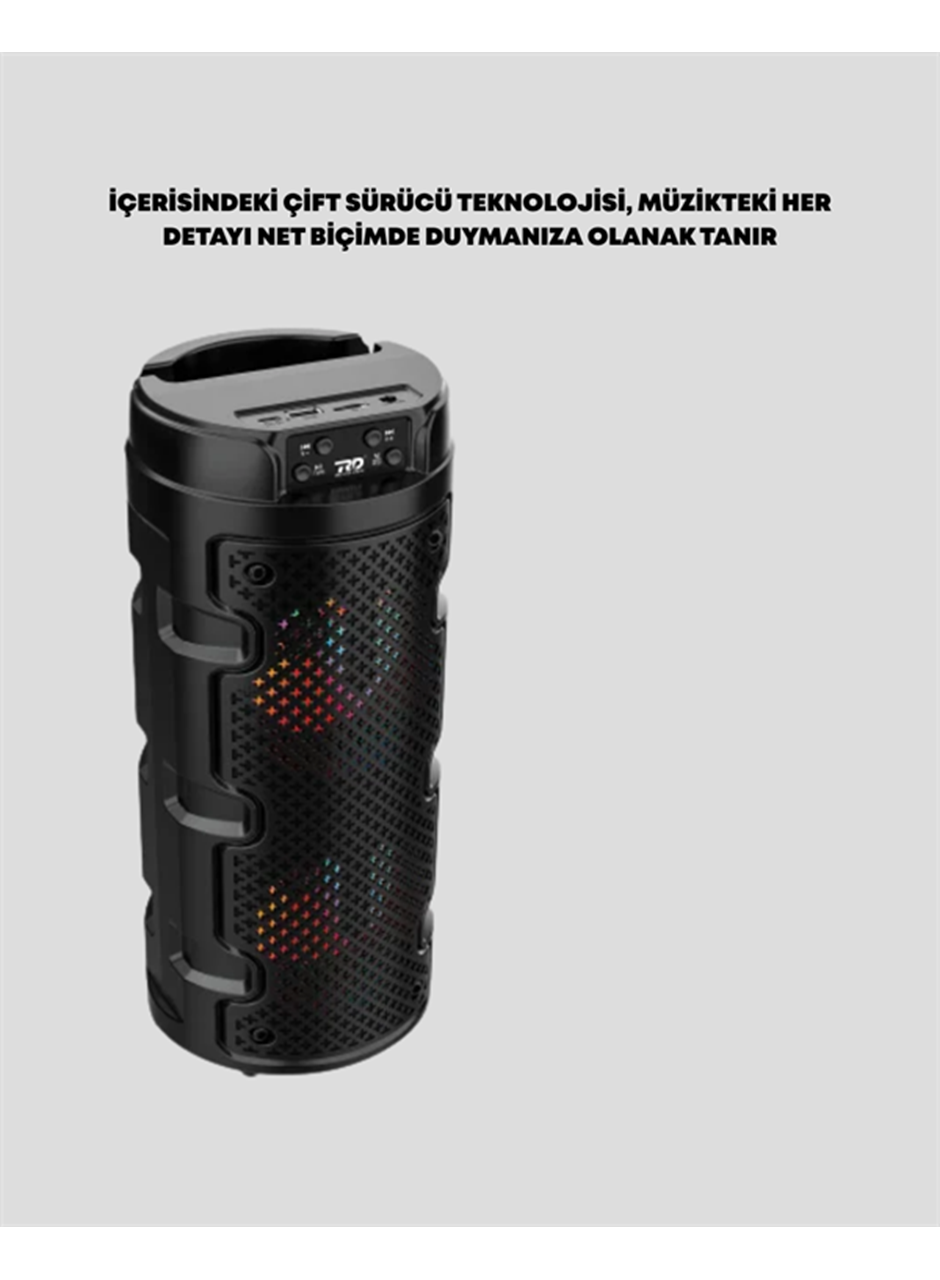 Kompakt Tasarım, Yüksek Ses Performansı – Çoklu Giriş Seçenekli Kablosuz Hoparlör (Bluetooth, USB, SD Kart, AUX)