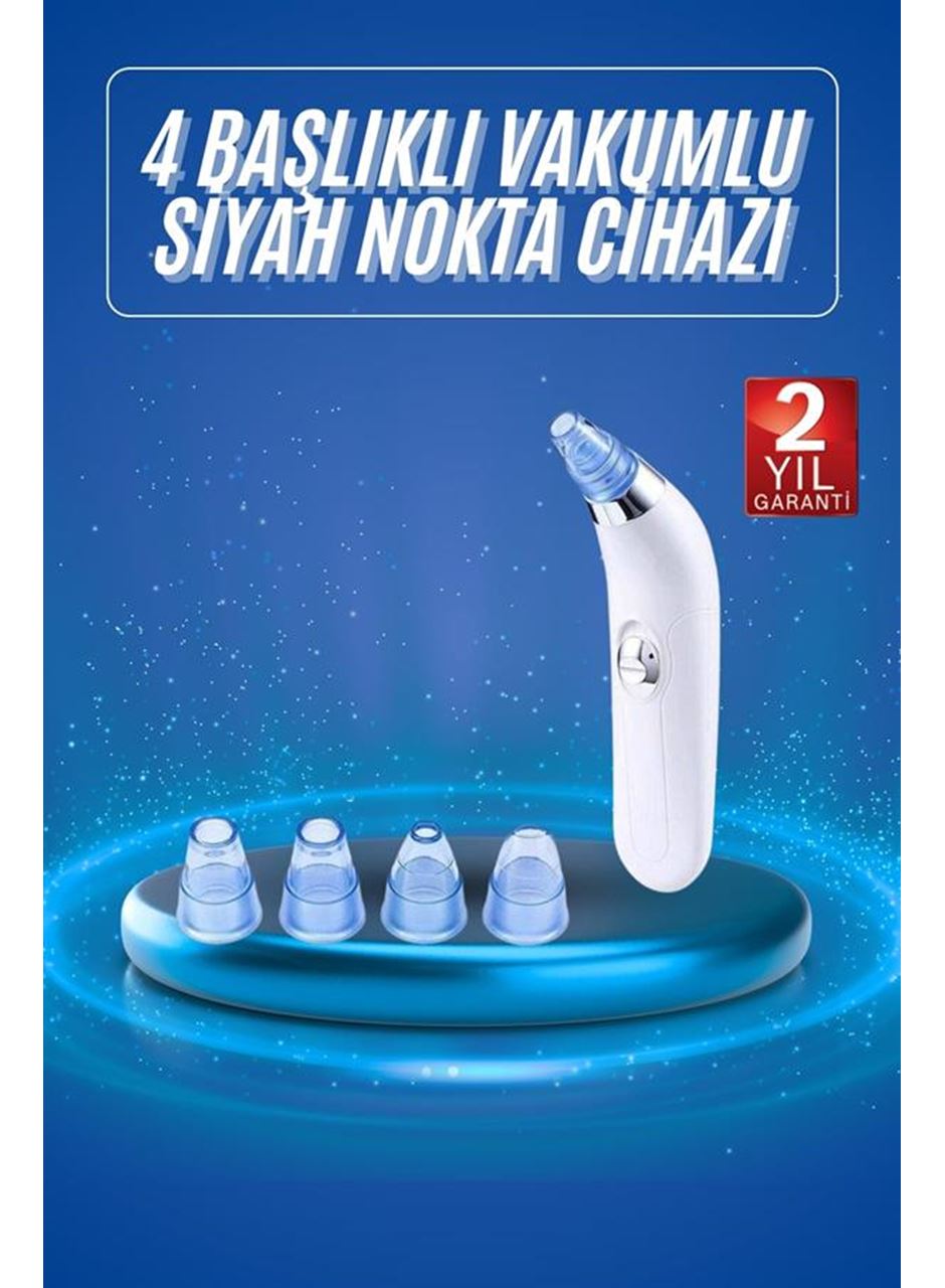 Vakumlu Siyah Nokta Ve Yüz Temizleme Cihazı 4 Başlıklı - Lisinya