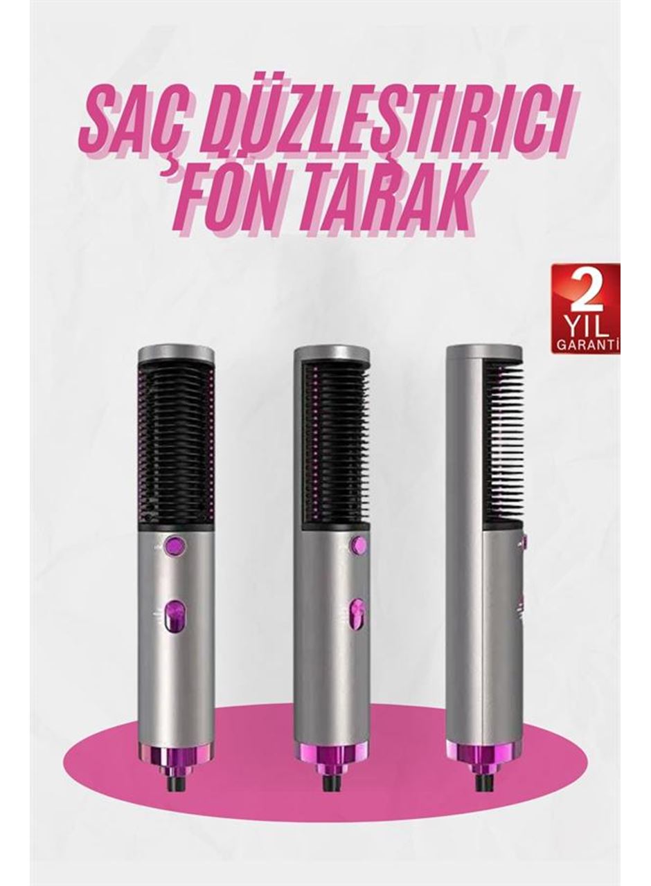 Fön Tarak Düzleştirici Seramik Kaplama Fön Makinesi Saç Kurutma