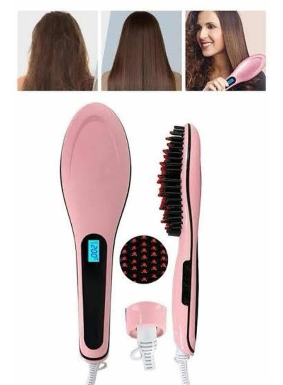 Saç Düzleştirici Tarak Dijital Göstergeli Seramik Kaplama Sıkı Dişli
