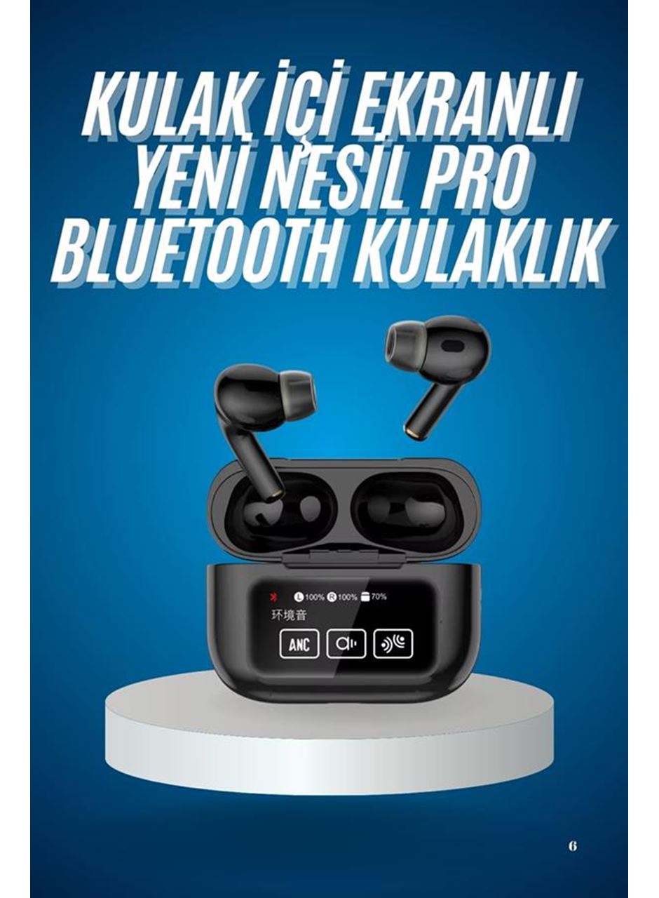 Kablosuz Bluetooth Kulaklık Pro Yeni Nesil Dokunmatik Kontrol
