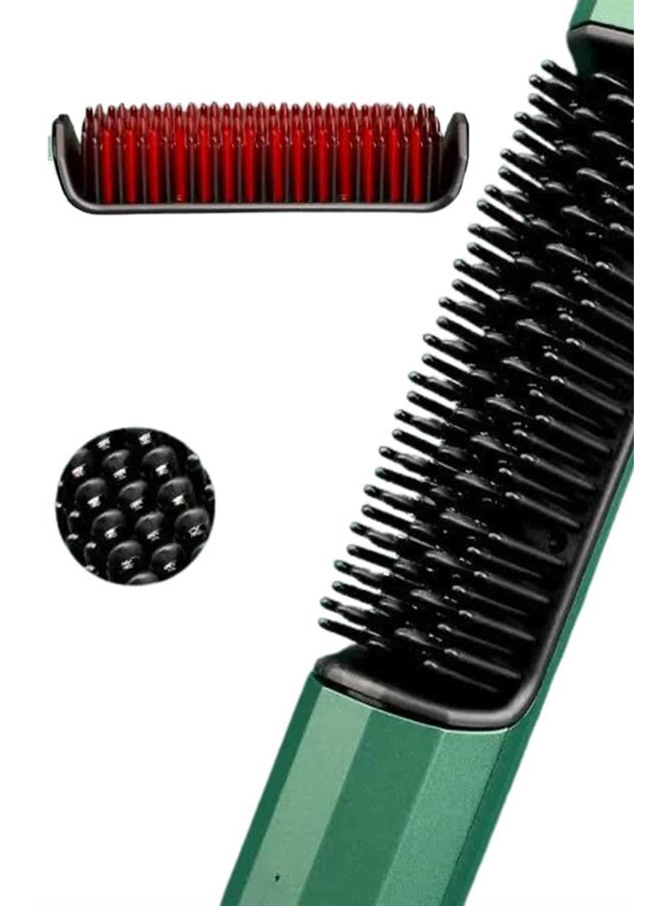 Üflemeli Saç Düzleştirici Fön Tarak Yüksek Isı Ayarlı İyon Özellikli