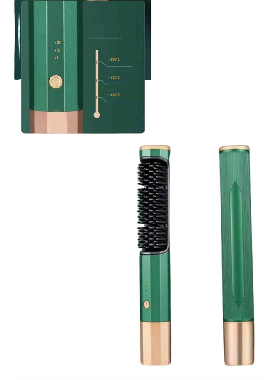 Üflemeli Saç Düzleştirici Fön Tarak Yüksek Isı Ayarlı İyon Özellikli