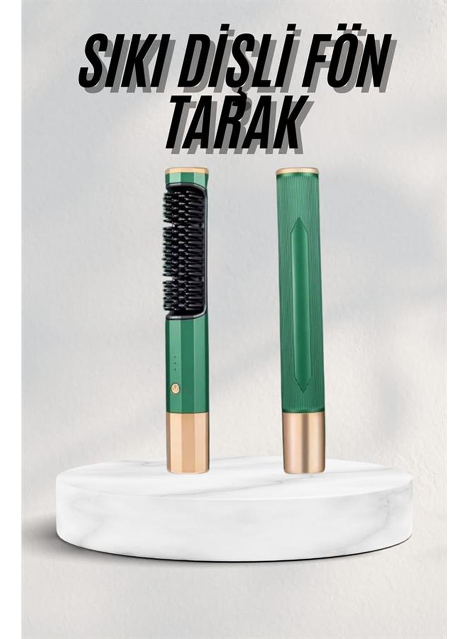 Düzleştirici Fırça Saç Düzleştirici Arada Fön Tarak Taşınabilir