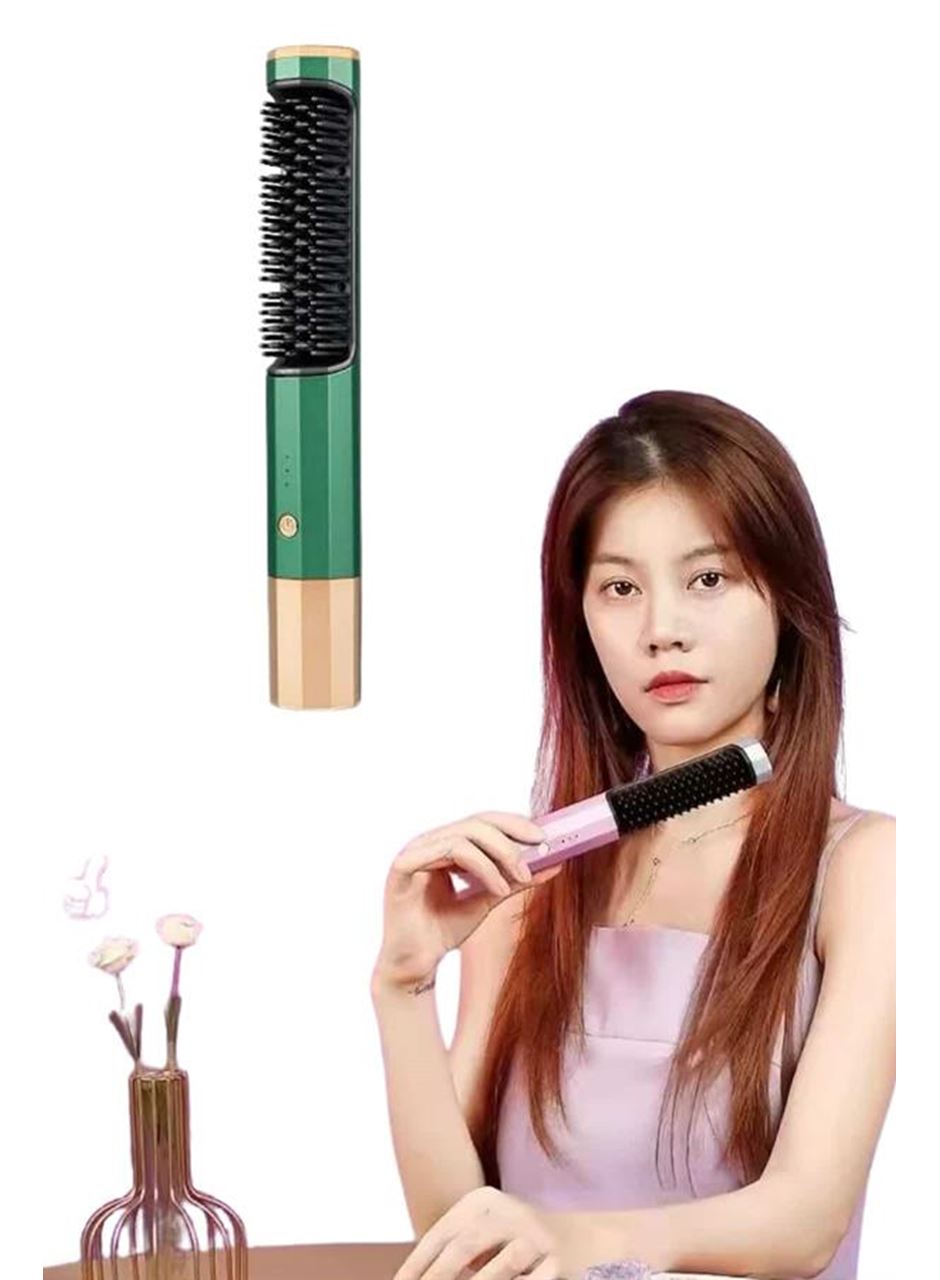 Düzleştirici Fırça Saç Düzleştirici Arada Fön Tarak Taşınabilir