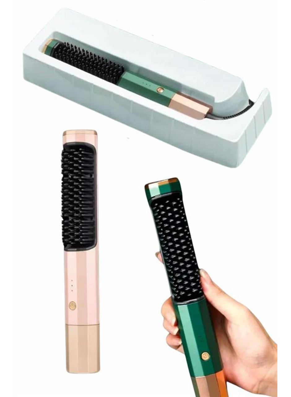 Düzleştirici Fırça Saç Düzleştirici Arada Fön Tarak Taşınabilir