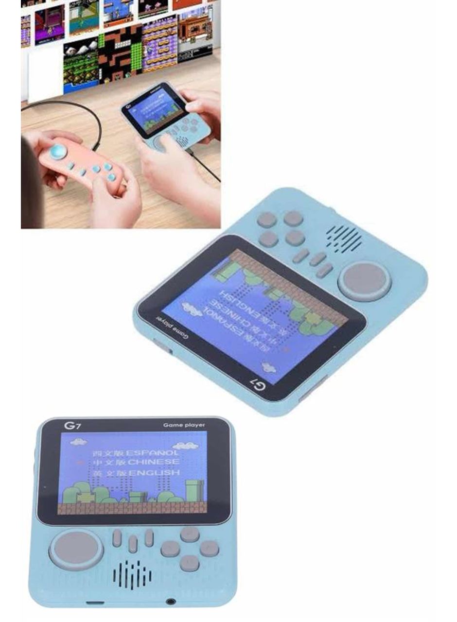 Çift Konsol 666 Adet Retro Oyun El Atarisi Taşınabilir 3.5 İnç Ekran