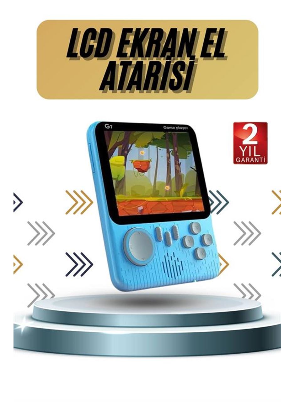 3.5 İnç Mini Atari Taşınabilir Oyun Konsolu 666 Adet Retro Oyun