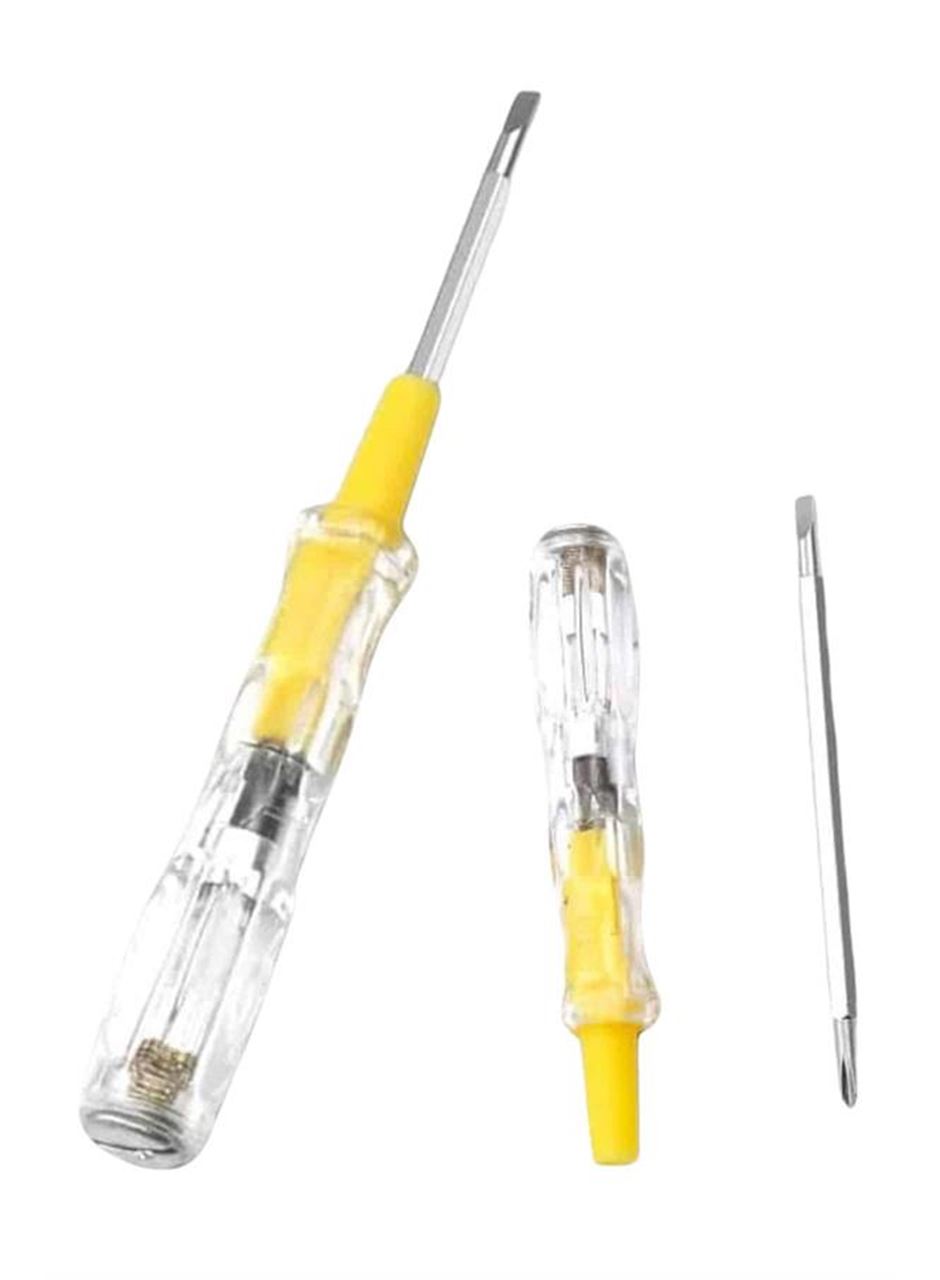 Çift Uçlu Kontrol Kalemi Elektrik Test Kalemi Şeffaf