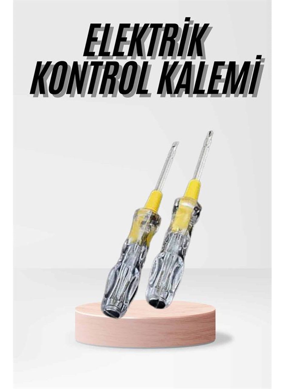 Kontrol Kalemi Çift Başlıklı Şeffaf Elektrik Testi Değişken Uçlu