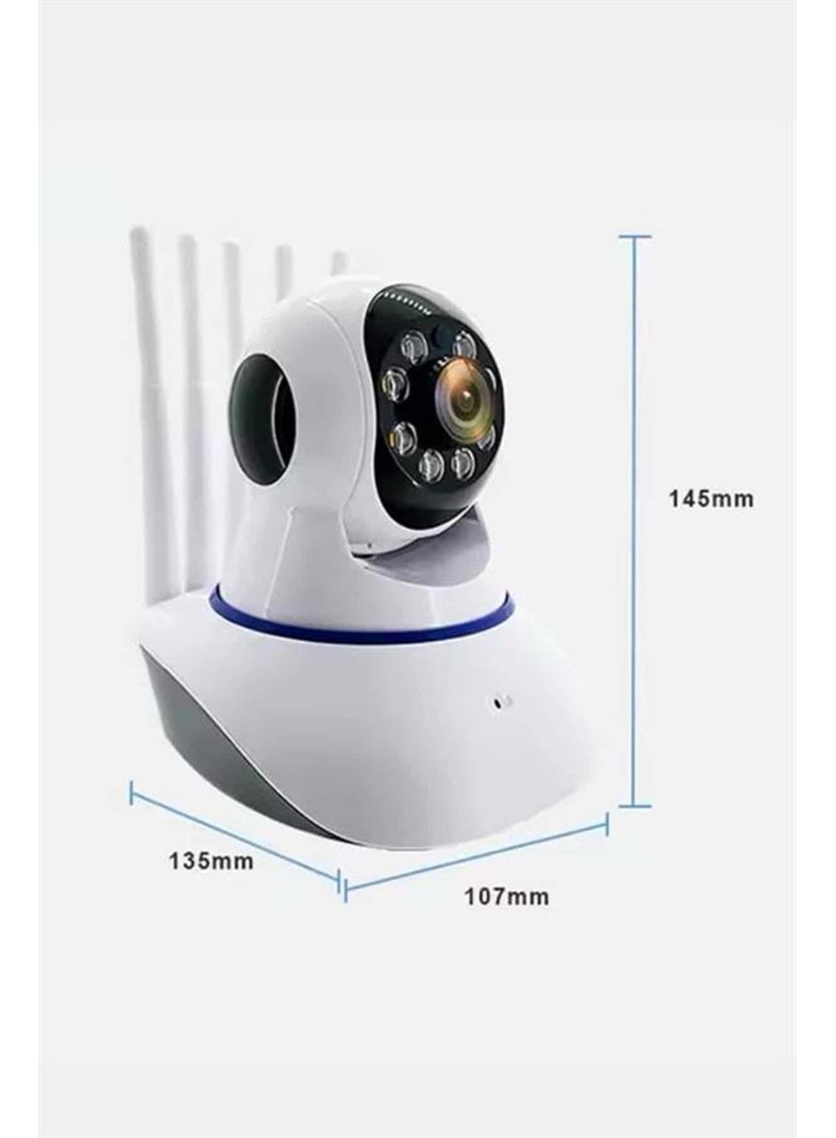 Akıllı Gece Görüşlü Sensörlü Wifi Kamera Telefondan Takip Edilebilir