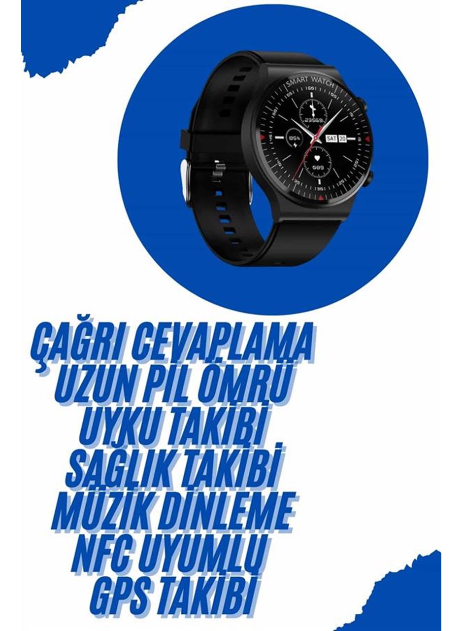 Akıllı Saat Yeni Nesil Üç Kordonlu Nabız Ölçer Çağrı Cevaplama