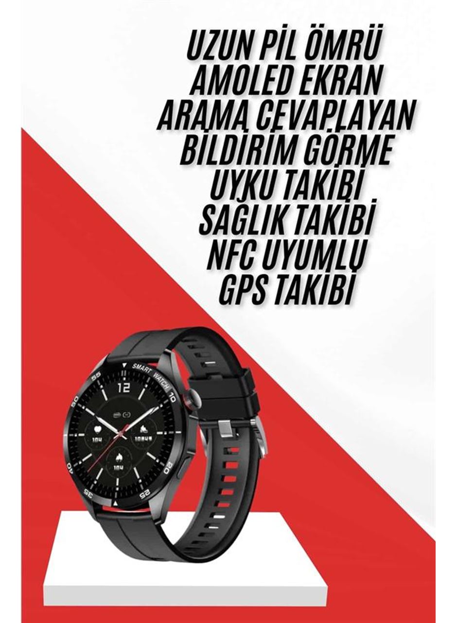 Akıllı Saat Ios Ve Android Tüm Telefonlara Uyumlu Çok Fonksiyonlu Amoled Ekran