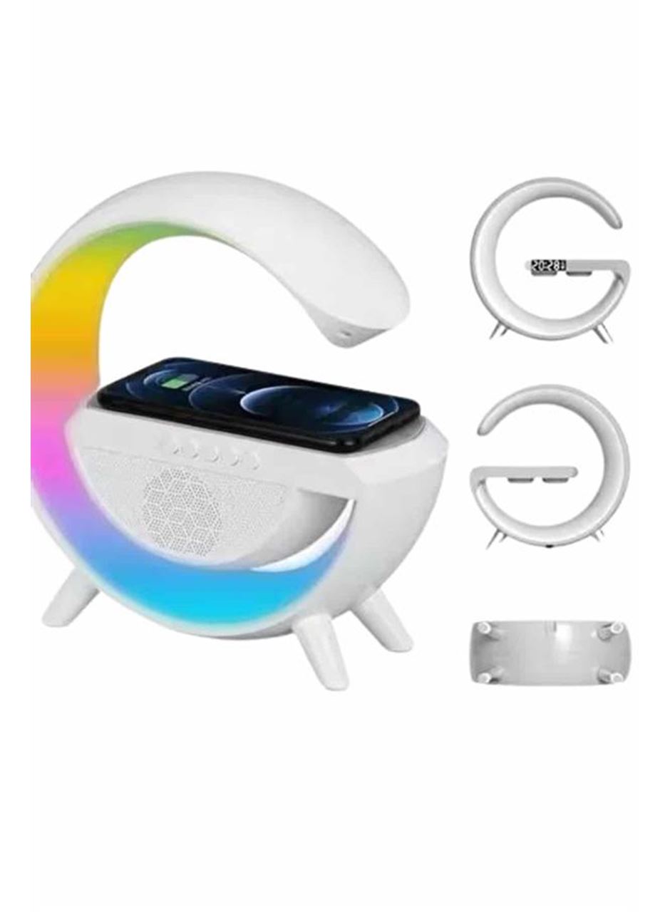 Yeni Nesil Bluetooth Hoparlör Speaker 5.0 Taşınabilir G Şeklinde Powerbankli