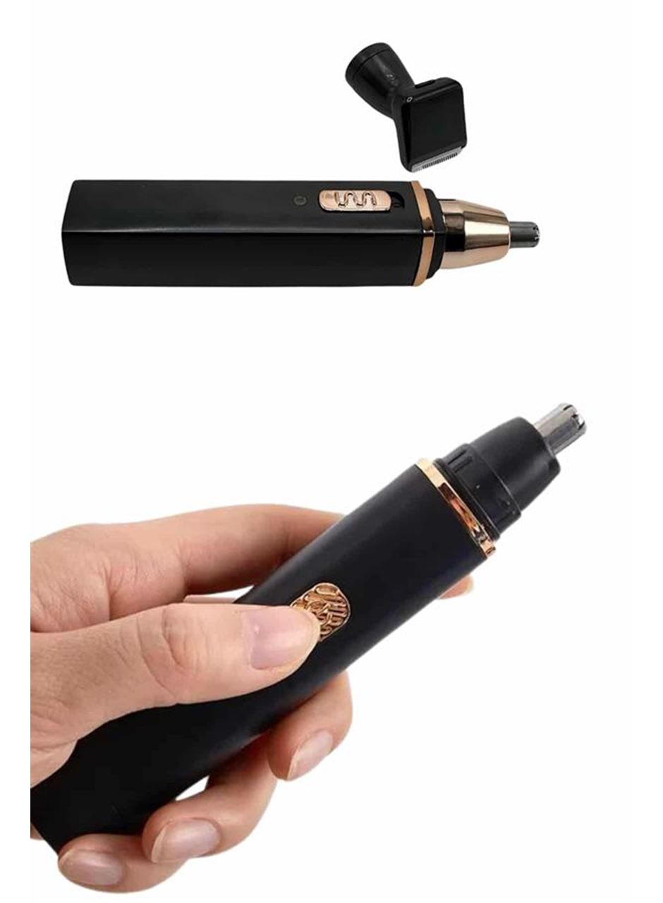 Kulak Burun Tıraş Makinesi Taşınabilir Şarjlı 3 Başlıklı Uzun Ömürlü