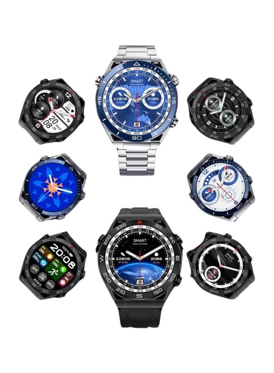 Akıllı Saat 1.62 İnç Ultimate Nabız Sensörlü Sesli Görüşme Yapabilen