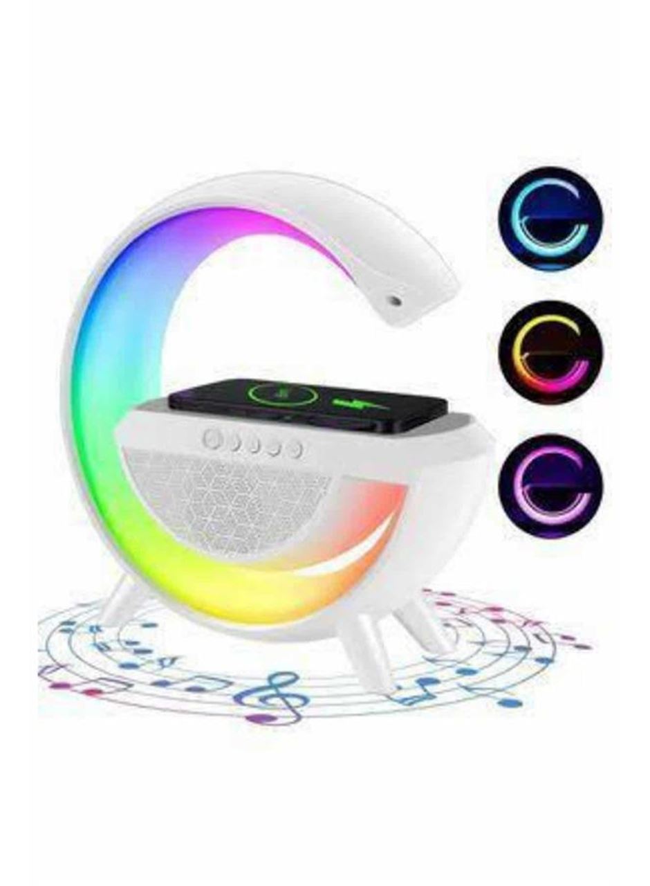 Bluetooth Hoparlör G Şekli Atmosfer Akıllı Rgb Lamba Wireless Kablosuz Şarj