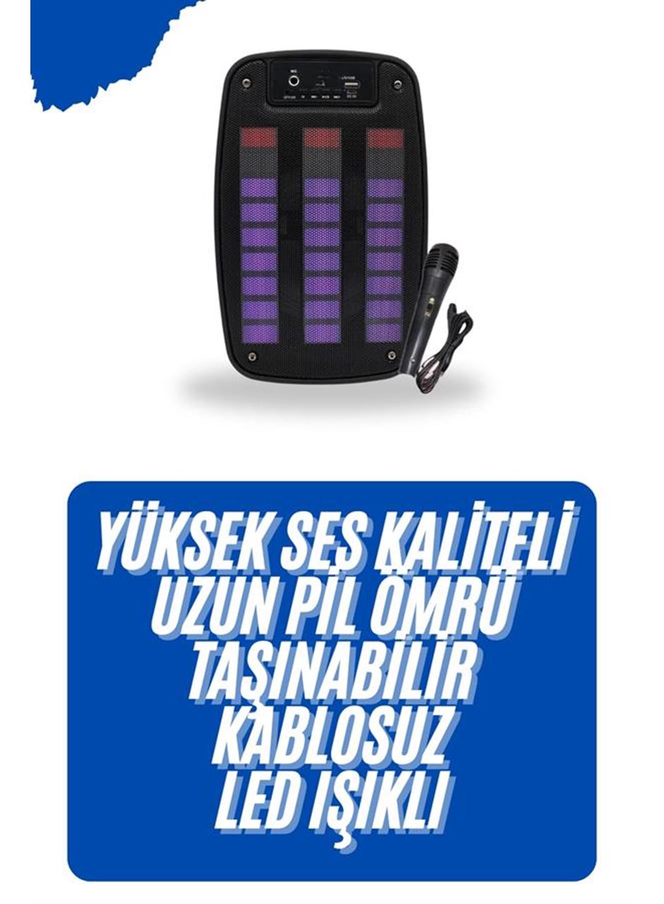 Kablosuz Hoparlör İOS ve Android Uyumlu Şarjlı SD Kart Girişli Bluetooth Hoparlör