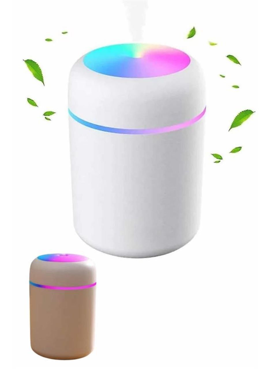 Humidifier LED Işıklı Mini Ortam Oda Kokusu Aromaterapi Buhardanlık