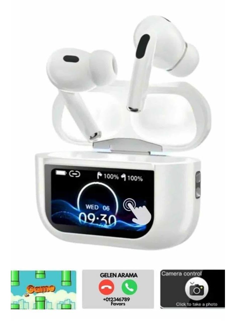 Dokunmatik Ekranlı Bluetooth Kulaklık TWS İOS Android Tüm Telefonlara Uyumlu Kulaklık