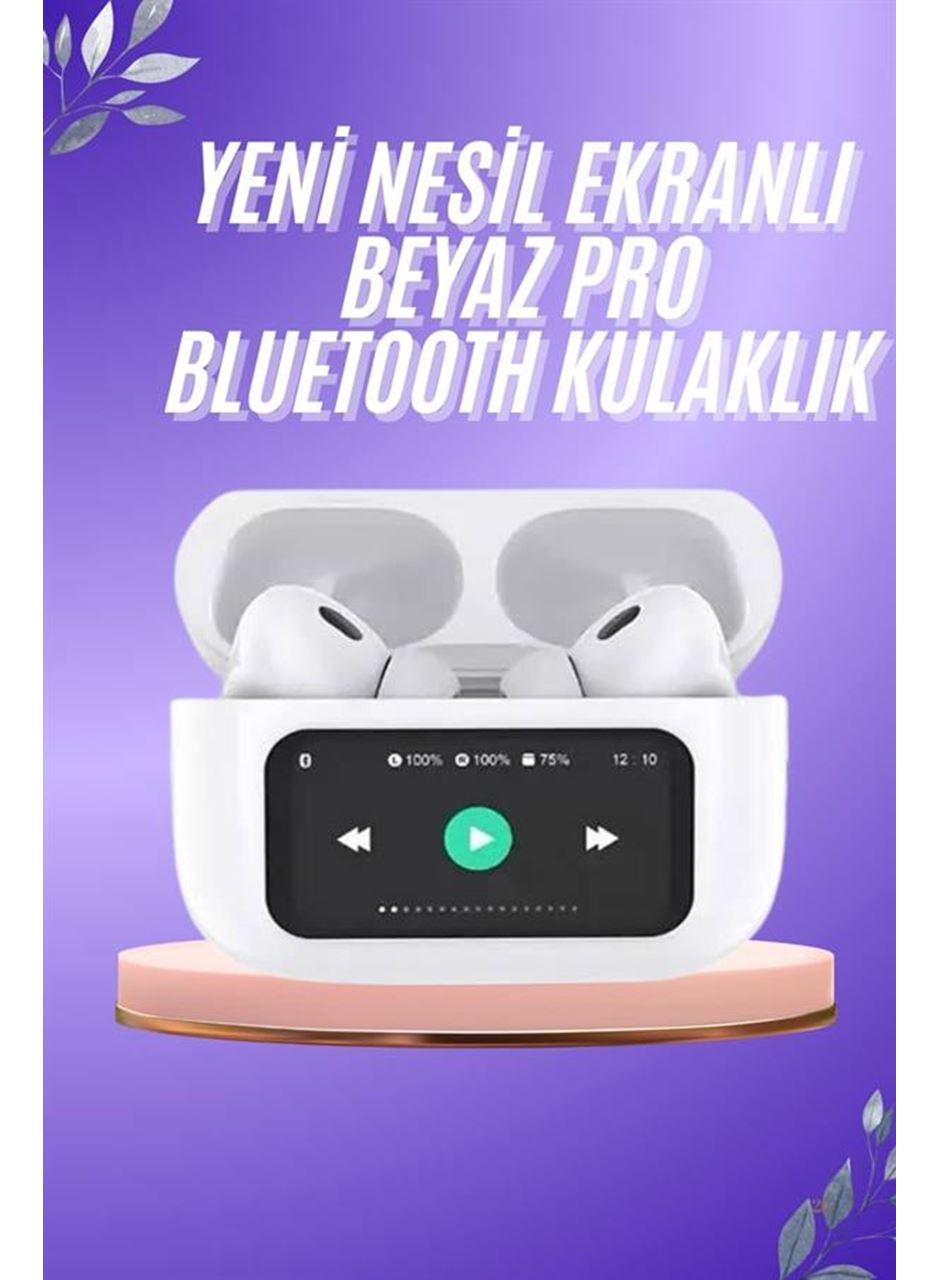 Dokunmatik Ekranlı ANC/ENC Yeni Nesil Pro Bluetooth Kulaklık Dokunmatik Ekran