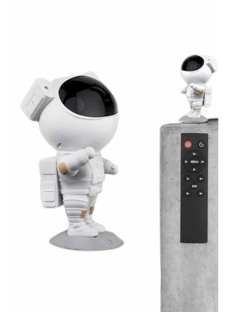 Gece Lambası Astronot Bluetooth Hoparlörlü Galaksi Işık Projektörü