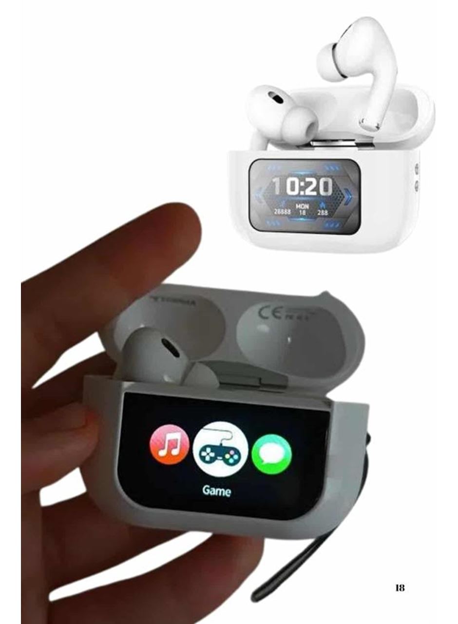 Dokunmatik Ekranlı Air Pro 2 ANC Kulaklık Kablosuz Çok Fonksiyonlu