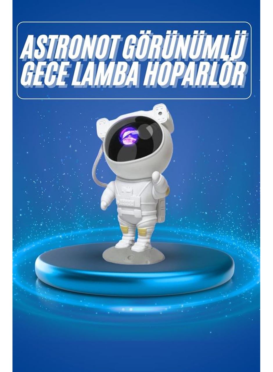 Projeksiyon Astronot Lamba Speaker Sevimli Astronot Bluetooth Hoparlör
