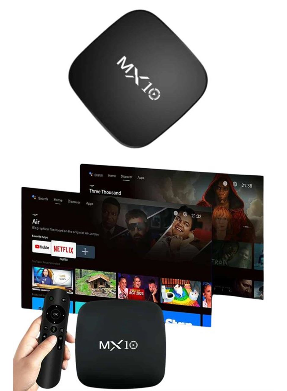 2.4G Wifi Tv Box Medya Oynatıcı TV Uyumlu MX Box Kutusu Android TV