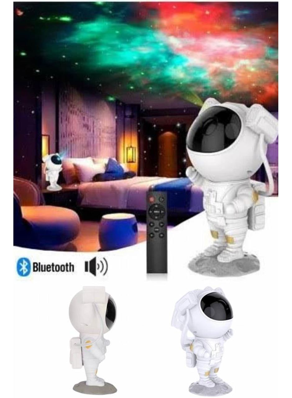 Projeksiyon Astronot Lamba Speaker Sevimli Astronot Bluetooth Hoparlör