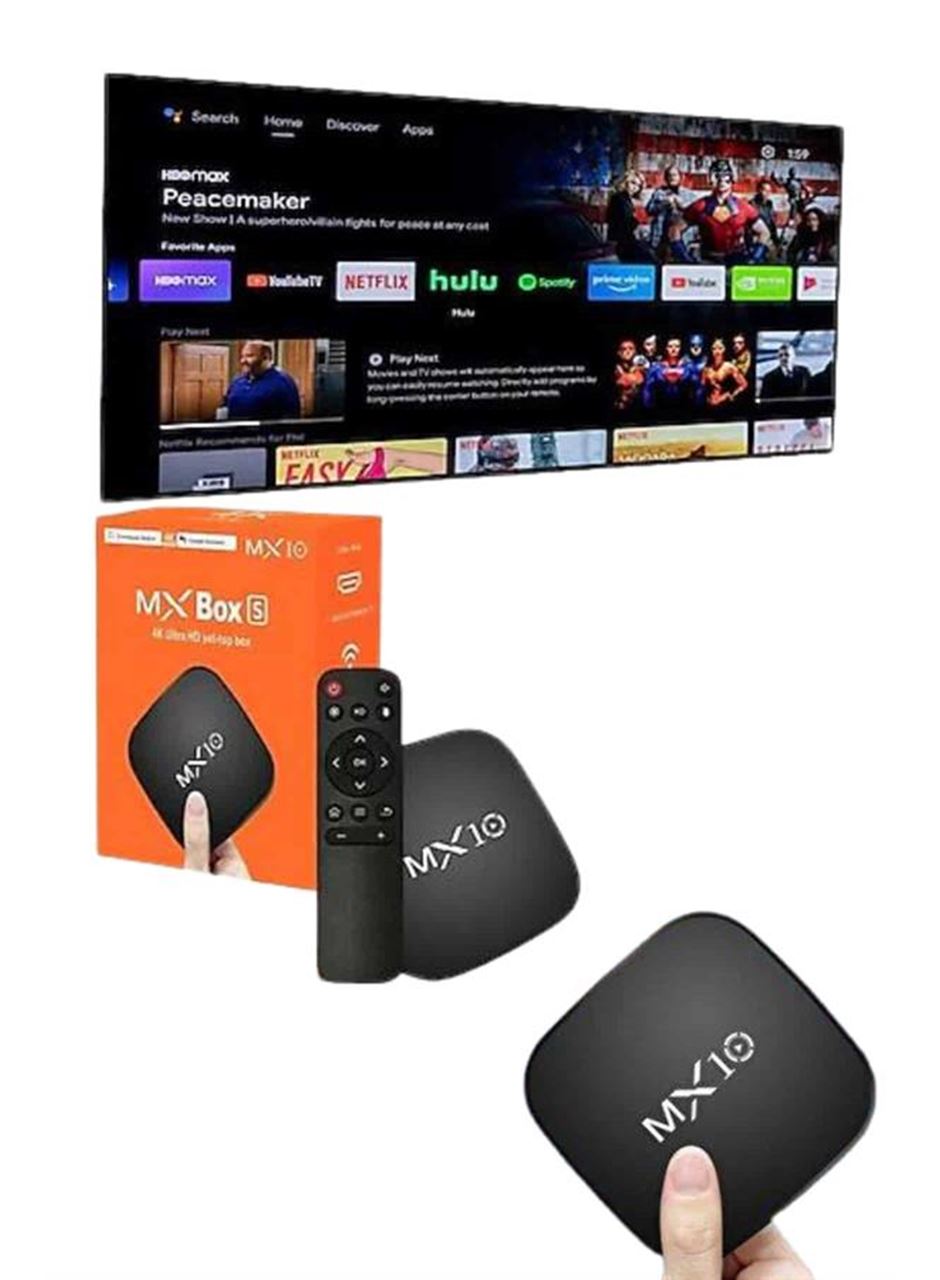 Mx Box Android Tv Media Sound 4K Ultra HD Görüntü Kaliteli