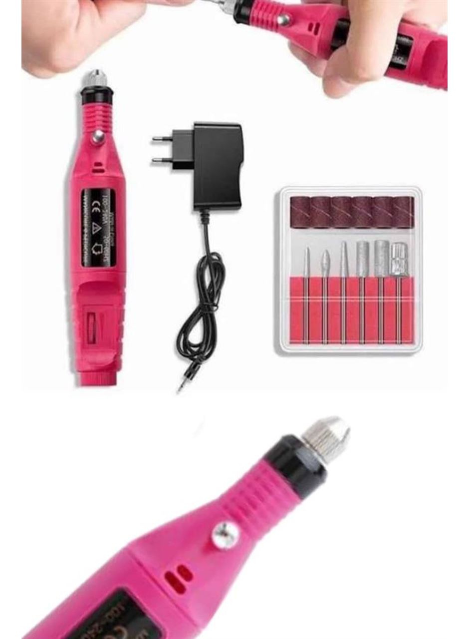 Profesyonel Manikür Pedikür Seti Törpü Makinesi Protez Tırnak Çıkarma