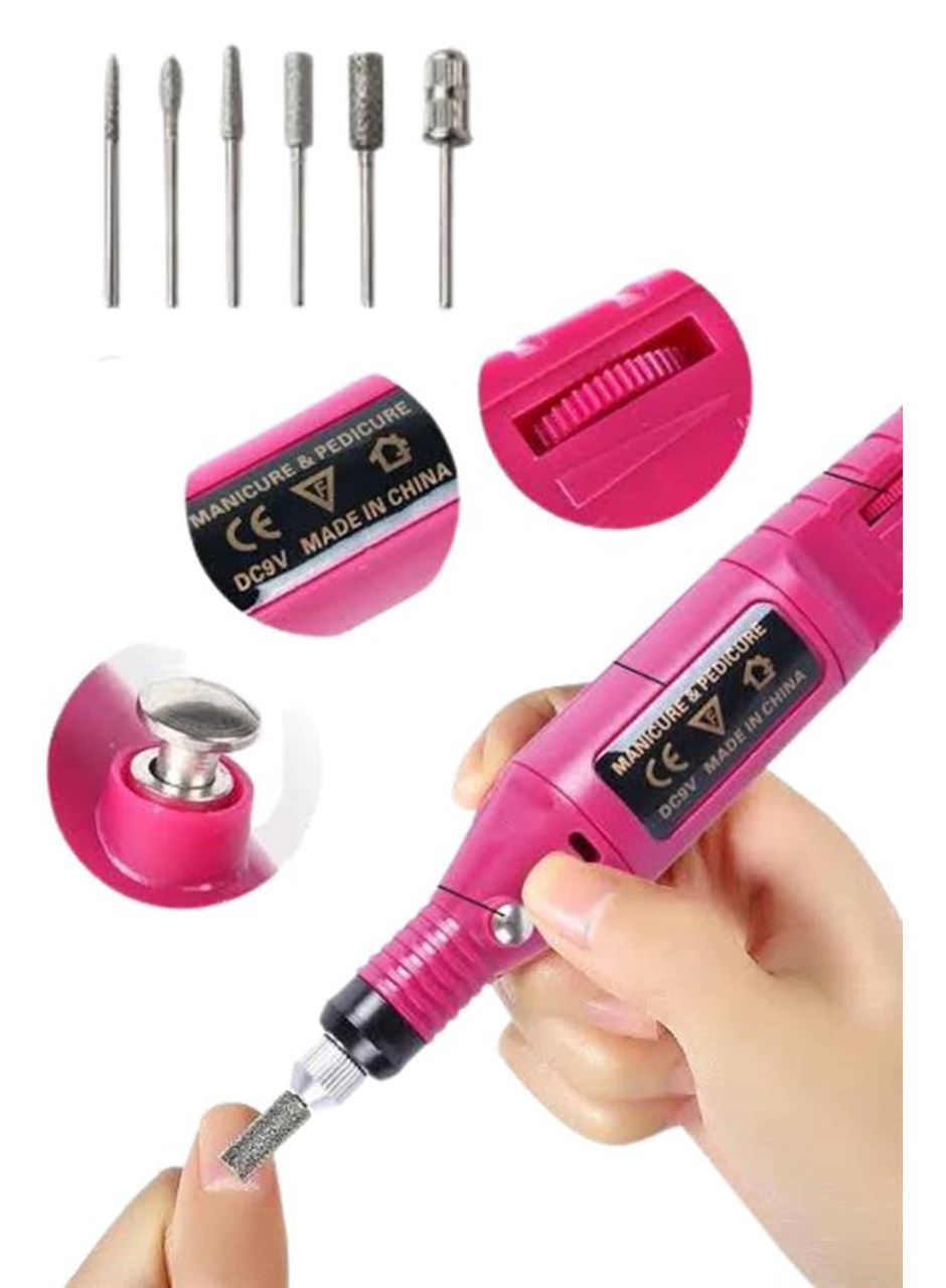 Profesyonel Manikür Pedikür Seti Törpü Makinesi Protez Tırnak Çıkarma