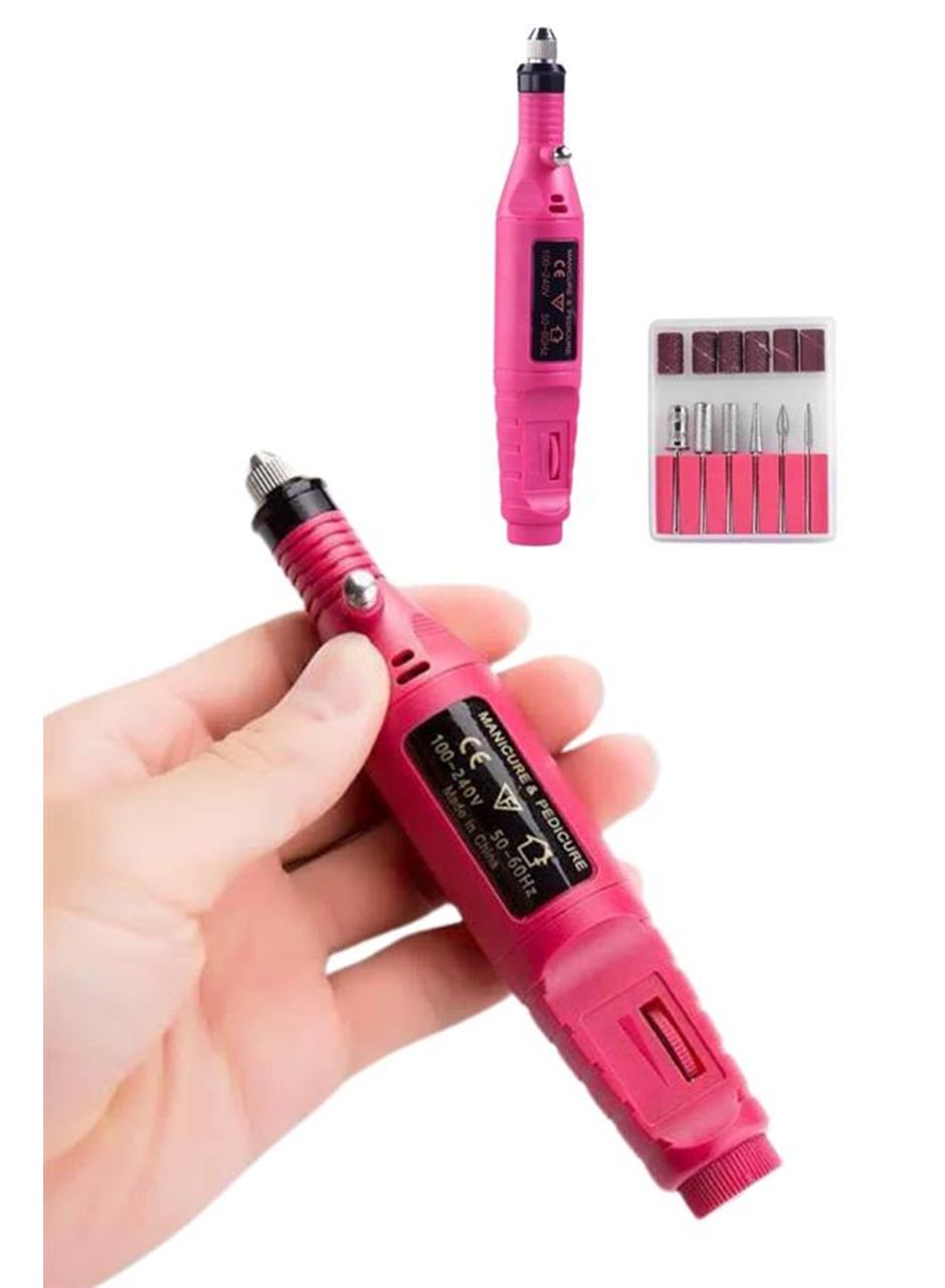 Elektrikli Profesyonel Manikür Pedikür Seti Değiştirilebilir Başlık Seçeneği