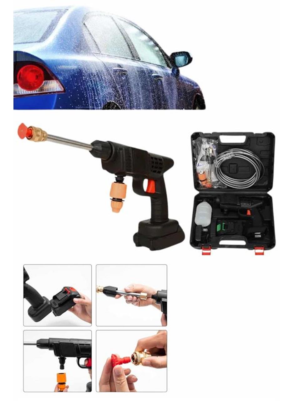 Bahçe Sulama Tabancası Makinesi Yüksek Basınçlı Akülü Yıkama Makinesi