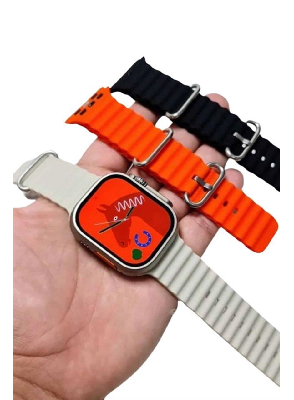 Yeni Nesil 3 Kordonlu Kol Saati 49 MM Amoled Ekran Akıllı Saat