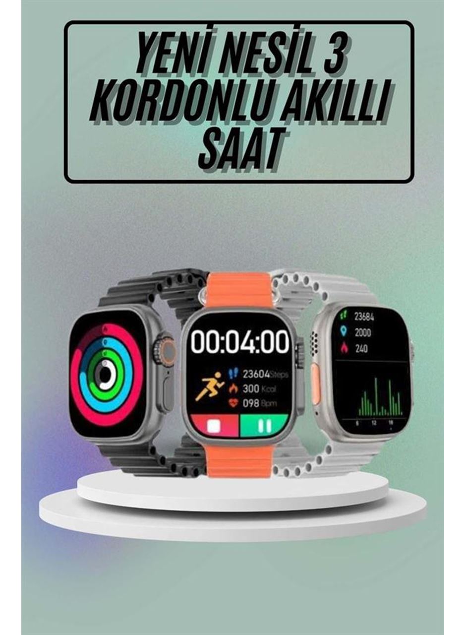 Akıllı Saat Çok Fonksiyonlu Uzun Pil Ömürlü Çağrı Cevaplayabilen Kol Saati